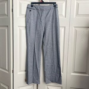 Etcetera women's black and white straight pants size 0 zipper pockets.  #144